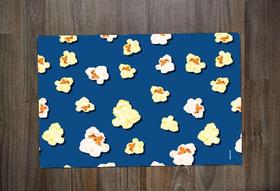 Jogo Americano Retangular Neoprene Pipoca