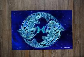 Jogo Americano Retangular Neoprene Signos Horóscopo Zodíaco