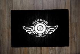 Jogo Americano Retangular Neoprene Skate SK8 Skateboarding