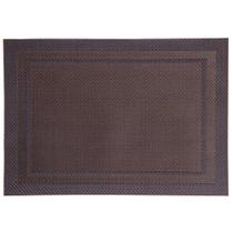 Jogo Americano Retangular Vizapi 28x43cm Flórida Preto Jogo Americano Retangular Vizapi 28x43cm Flórida Preto