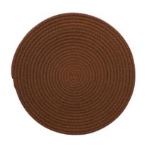 Jogo Americano Roma Marrom 38Cm Algodão 4 Peças