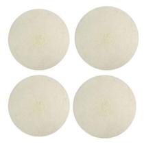 Jogo Americano Rosa Redondo Poliester Mesa 4 Peças Faça