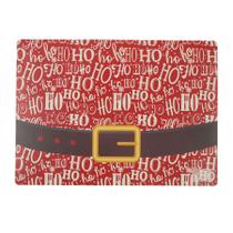 Jogo Americano Roupa Noel - Vermelho/Branco/Preto - 46x33cm - 4 unidades - Cromus - Rizzo