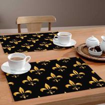 Jogo Americano Sativ 4 Peças 30x40 Base Emborrachada