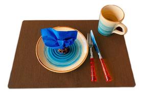 Jogo Americano Sisal Avelã 30unidades Atacado Sousplat Restaurantes Mesa Posta Decoração