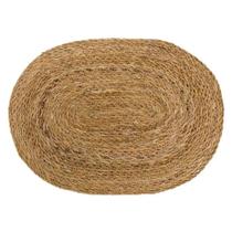 Jogo Americano Sousplat Fibra Natural Oval 1 Unidade 40x30cm Jogo Americano Sousplat Fibra Natural Oval 1 Unidade 40x30cm