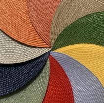 Jogo Americano Sousplat Redondo Cozinha Kit 4 Peças