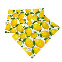 Jogo Americano Sousplat Retangular Limão Siciliano Kit C/ 6 Jogo Americano Sousplat Retangular Limão Siciliano Kit C/ 6