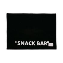 Jogo Americano Urban Puppy para Cães Sarja Lisa Preto