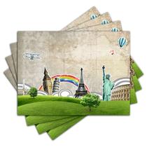 Jogo Americano - Viagem com 4 peças - 002Jo Jogo Americano - Viagem com 4 peças - 002Jo