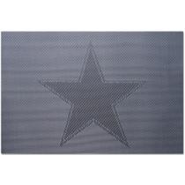 Jogo Americano Vizapi 30X45Cm Estrela Prata