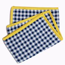 Jogo Americano Xadrez Azul - Tecido Nobre (2 unidades) Jogo Americano Xadrez Azul - Tecido Nobre (2 unidades)