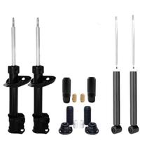 Jogo Amortecedor Diant/tras Nakata +kits Batentes Fiat Palio 2001 A 2016