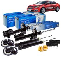 Jogo Amortecedores Completo Com Batentes Hatch sedan Pecas Genuinas Gm Cruze 2012 A 2016 Kit423a