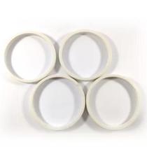 jogo Anel Centralizador Roda Branco Peugeot Citroen Ext 72,m