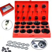 Jogo Anel de Vedação Oring Nbr Kit 419 Peças Borracha Nitrilica Variados Oring Com Maleta