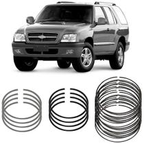 Jogo Anel Segmento 0.50 Blazer S10 Vectra 2.4 2000 a 2016 Metal Leve STA8038