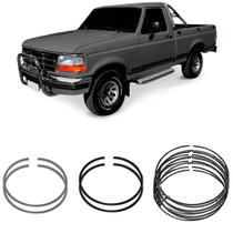 Jogo Anel Segmento Ford F1000 2.5 96 97 98 Metal Leve