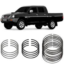 Jogo Anel Segmento Mitsubishi L200 2.5 2004 2005 2006 2007