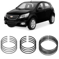 Jogo Anel Segmento STD Agile Cobalt Meriva Prisma 1.4 2007 a 2022 Metal Leve SCA8030