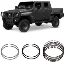 Jogo Anel Segmento STD Agrale Marruá AM 200 2.8 12V 2008 a 2010 Metal Leve Jogo Anel Segmento STD Agrale Marruá AM 200 2.8 12V 2008 a 2010 Metal Leve