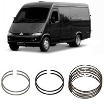Jogo Anel Segmento STD Furgovan 6000 2.8 12V 2002 a 2006 Metal Leve