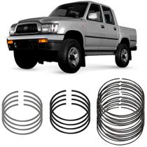 Jogo Anel Segmento Std Hilux 3.0 8v 2002 A 2006 Metal Leve