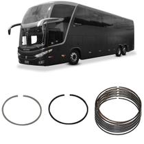 Jogo Anel Segmento STD Volvo B10 B12 FH 12420 Metal Leve Jogo Anel Segmento STD Volvo B10 B12 FH 12420 Metal Leve