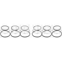 Jogo anel vedação Mb O 500 2001 a 2012 Metal Leve AV-2395