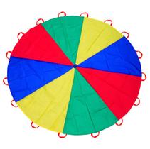 Jogo ao ar livre AMYESE de 2m Rainbow Parachute com 8 alças