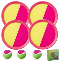 Jogo ao ar livre Bufeeaye Toss and Catch Ball Set para crianças de 4 a 8 anos