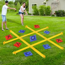 Jogo ao ar livre Giant Tic Tac Toe GoBene com 10 sacos de feijão