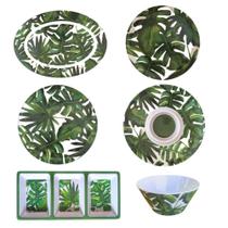 Jogo Aparelho de Jantar / Entradas 16 Peças Amazônia Melamina (Material Sintético) Jogo Aparelho de Jantar / Entradas 16 Peças Amazônia Melamina (Material Sintético)