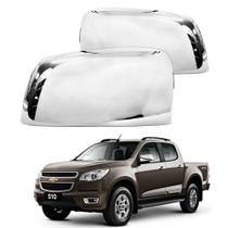 Jogo Aplique Capa Cromada Retrovisor Chevrolet Nova S10 2018 Jogo Aplique Capa Cromada Retrovisor Chevrolet Nova S10 2018
