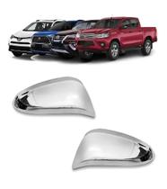 Jogo Aplique Capa Cromada Retrovisor Nova Toyota Sw4 2021