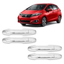 Jogo Aplique Cromado para Maçaneta Externa Fit WRV 2015 2016 2016 2017 2018 2019 2020 2021 4 Portas Jogo Aplique Cromado para Maçaneta Externa Fit WRV 2015 2016 2016 2017 2018 2019 2020 2021 4 Portas