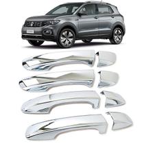 Jogo Aplique Maçaneta Cromado Polo/T-cross/Nivus/Virtus