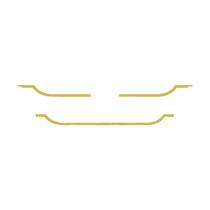 Jogo Aplique Máscara Grade Para MB Axor Estreita Dourado