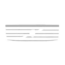 Jogo Aplique Máscara Grade Para Volvo FH Até 2014 Espelhado