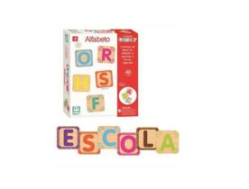 Jogo Aprendendo Alfabeto 48 Letras Em Madeira-Lançamento-Nig