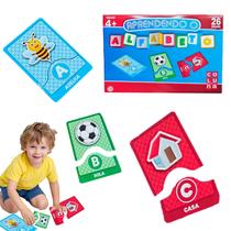 Jogo Aprendendo Alfabeto Brinquedo Educativo Pedagógico