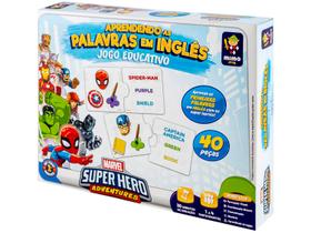 Jogo Aprendendo as Palavras em Inglês Marvel