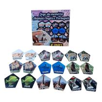 Jogo Aprendendo O Nome Dos Animais Em Inglês 10 Pares