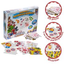 Jogo Aprendendo Sequencia Numerica Com Os Herois Da Marvel Jogo Aprendendo Sequencia Numerica Com Os Herois Da Marvel