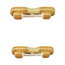 Jogo Aquático Inflável Com Padrão De Madeira Para Praias E Festas Na Piscina