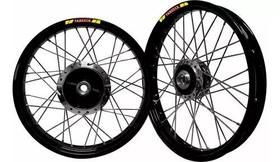 Jogo Aro Alumínio Cubo Diamantado Titan 150 Fan 150 Á Disco Jogo Aro Alumínio Cubo Diamantado Titan 150 Fan 150 Á Disco