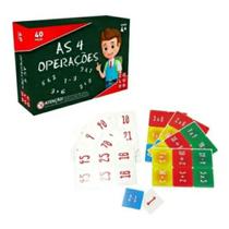 Jogo as 4 Operações Educativo Infantil 54 peças- Coluna