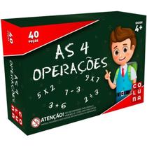 Jogo As 4 Operações Matemática Educativo Pedagógico Coluna