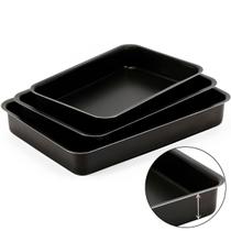 Jogo Assadeiras Forma Alta Retangular 03 Peças Antiaderentes