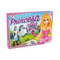 Jogo Aventuras de uma Princesa Top Line Tabuleiro - Pais e Filhos - Pais & Filhos
